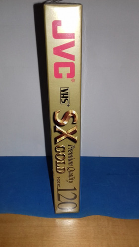 Fita Virgem - Vhs Jvc Sx-gold - Premium -t120 Nova Lacrada. (Usado)