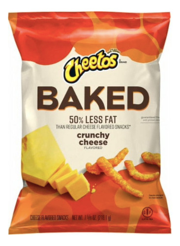 Cheetos Baked Crunchy Cheese Chips - 7.63 Oz