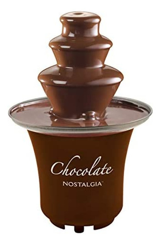 Fuente De Fondue De Chocolate Eléctrica Nostalgia, 8 Onzas, 