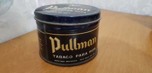 Antigua Lata (vacía) De Tabaco Para Pipa Marca  Pullman 