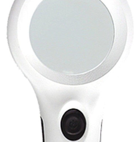 Lupa de mão led uv/branco aumento 4X Solver SLP-193