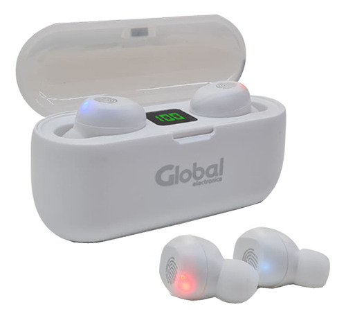 Auricular Bluetooth Global Tws-06w Con Base Cargadora 