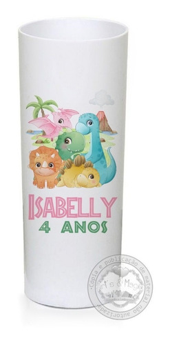 Copo Long Drink Personalizado Dinossauro