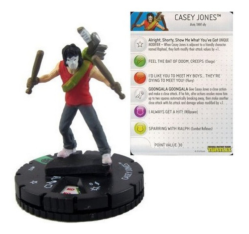 Casey Jones #012 Tmnt Teenage Mutant Ninja Turtles Heroclix