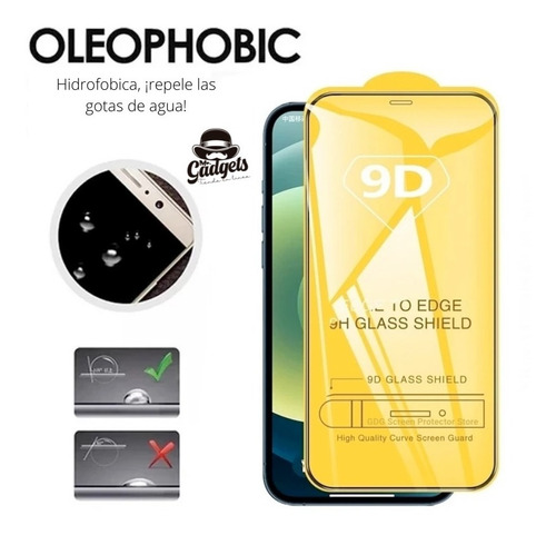Imagen 4 de 10 de 10pz Cristal Templado 9d Para Todos iPhone Pantalla Completa