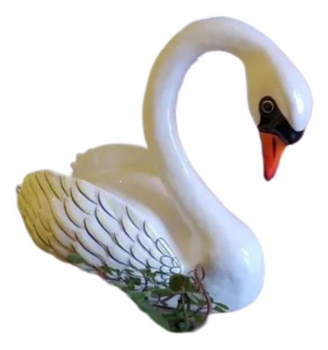 Cisnes Para Decoración De Espacios Impecable, 53cm Interior