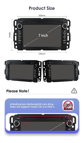 Estéreo Chevrolet Gmc Carplay Android Auto Yukon Acadia