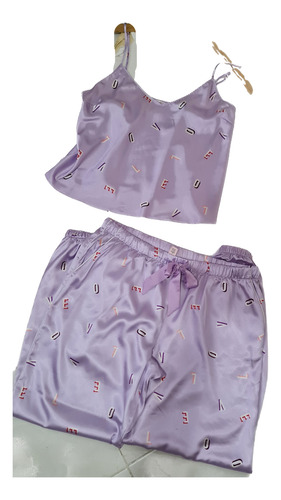 Victorias Secret Lujosa Pijama Satinada