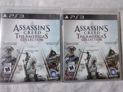 Assassins Creed The Americas Collection Trilogy Ps3 Ps2 Ps1
