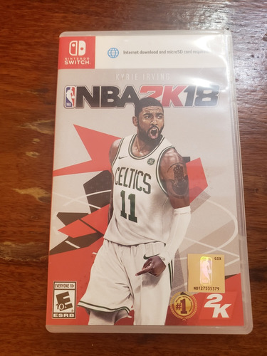 Nba 2k18 Kyrie Irving Igual A Nuevo Para Nintendo Switch