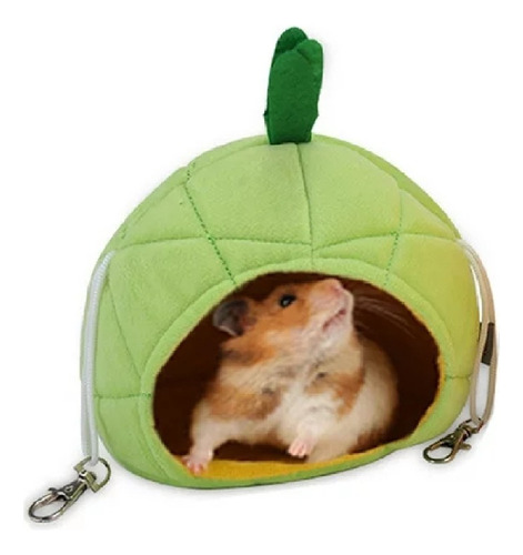 Hamaca Cama Piña Casa Casita Para Hamster Raton Escondite