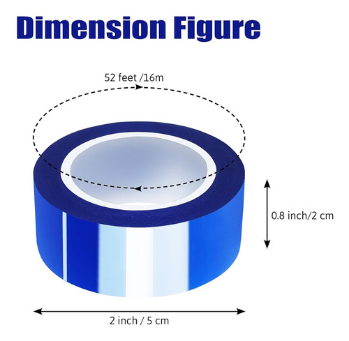 4 Rollos De Cinta De Calor Azul De 20 Mm X 16 M, Cinta ...