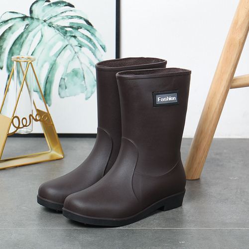 / Botas De Lluvia Moradas Para Mujer De Mediados De 2024