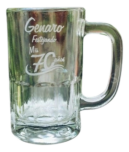 Set X 48 Chopps Cerveza Grabado Diseño Simil Holandes Oferta