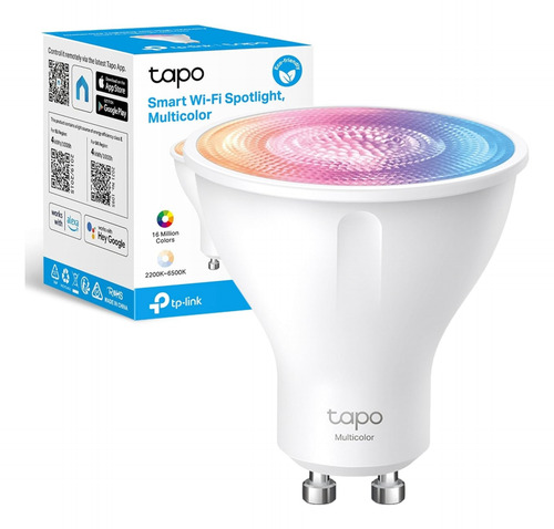 Ampolleta Colores Smart Wi-fi Tp-link Tapo Gu10 Google Alexa
