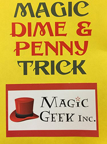 Kits De Magia Magic Geek Coin Deception Juego, Dime Y Penny 