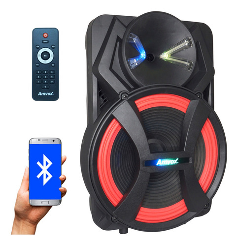 Caixa Som Amplificada Bluetooth 1100w Tws Portátil Pedestal