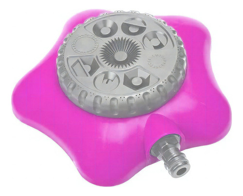 Aspersor Rosa Base Flor Rociador Circular 8 Pos. Acc. Riego