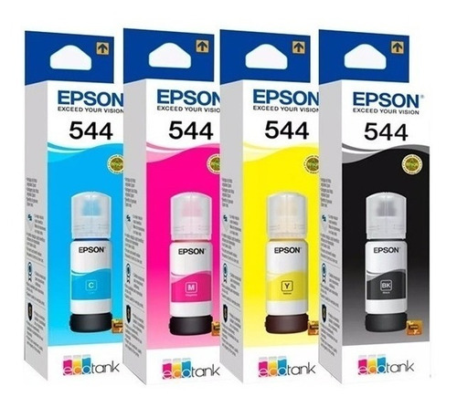 Tinta Epson 544 Original L1110 L3110 L3150 L3160 L5190 