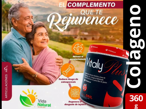 Vitaly Plus Ac Hialurónico + D Colágeno Hidrolizado Pack X 3