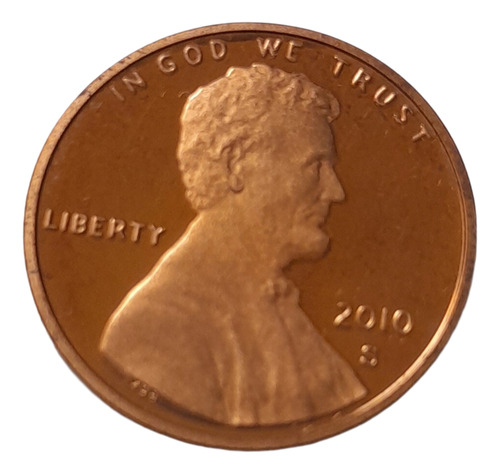 Moeda Usa One Cent Dólar Linconl 2010s Original