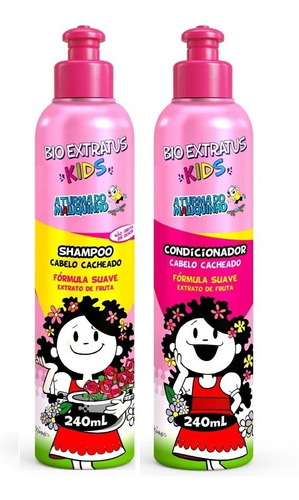  Kit Kids Cacheados Shampoo + Condicionador 250ml Bio Extratus