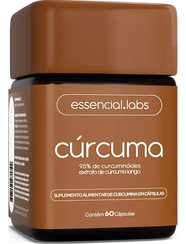 CÚRCUMA PURA - Fórmula com Máxima Concentração e Biodisponibilidade - 60 Doses