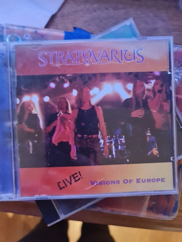 Stratovariud Cd Live Vision Of Europe Como Nuevo Doble 1998