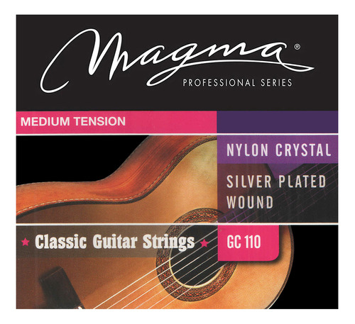 Encordado Magma Gc110 Tension Media Para Guitarra Clasica