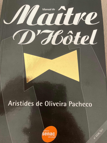Livro Manual Do Maître Dhôtel