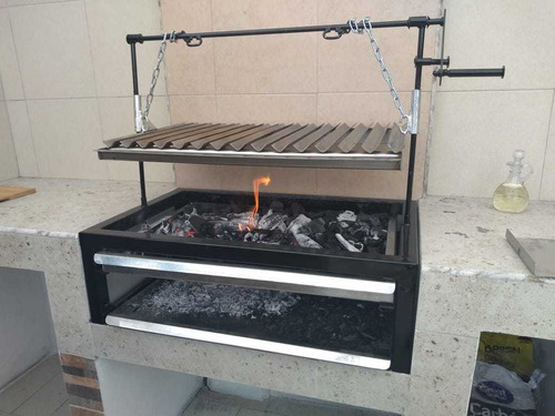 Asador Para Carbon Tipo Argentino 