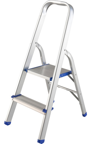 Escalera Plegables Tipo Taburete De Aluminio Con 2 Peldaños