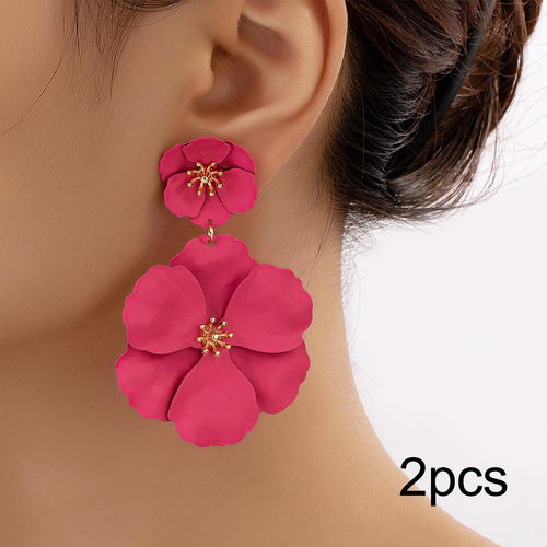 Pendientes Colgantes De Flores Pendientes Colgantes Mate