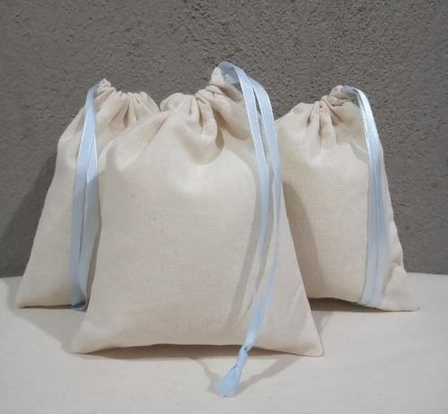 rosa 12 unidades bolsitas de algodón tamaño  15 x 10  cm con cordón para cerrar bolsas de algodón