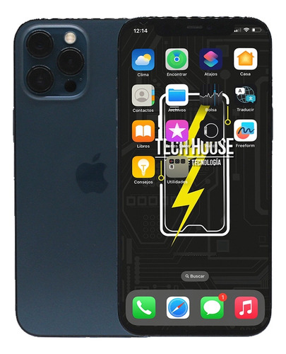 Apple iPhone 12 Pro Max (256 Gb) - Azul Pacífico (liberado) (Reacondicionado)