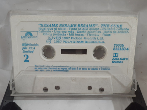 The Cure Besame Cassette Sin Tapa