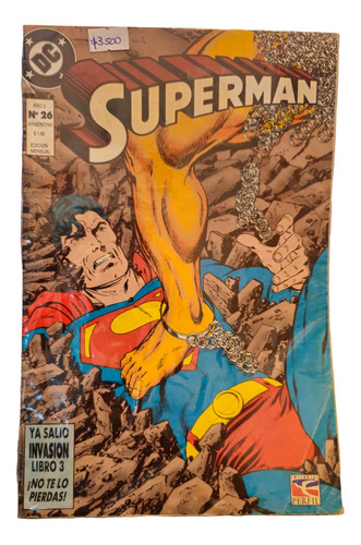Dc Comics Superman Año 3 N°26 Editorial Perfil