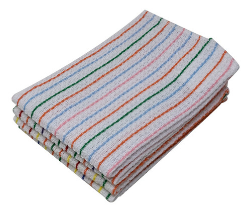 Toalla De Cocina Set 4 Pz Varios Colores