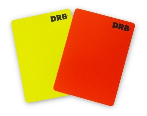 Tarjetas De Arbitro Drb X 2 Con Tarjeta Anotación Y Lápiz