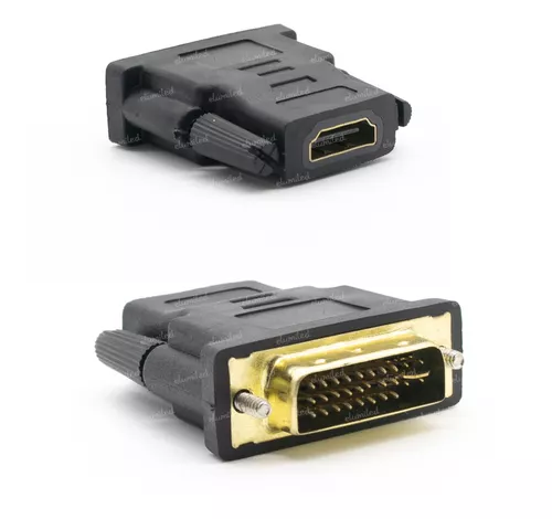 Adaptador DVI-D Dual Link 24+1 hembra a HDMI macho – Cables y