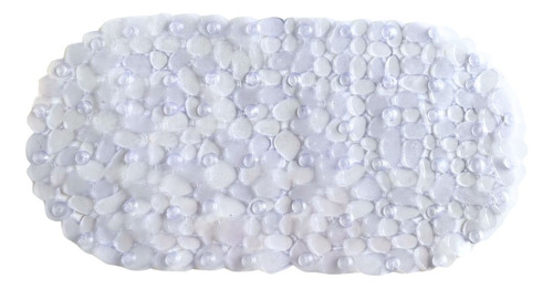 Antideslizante Para Bañera Pvc Bloom 36x70 Color Transparente