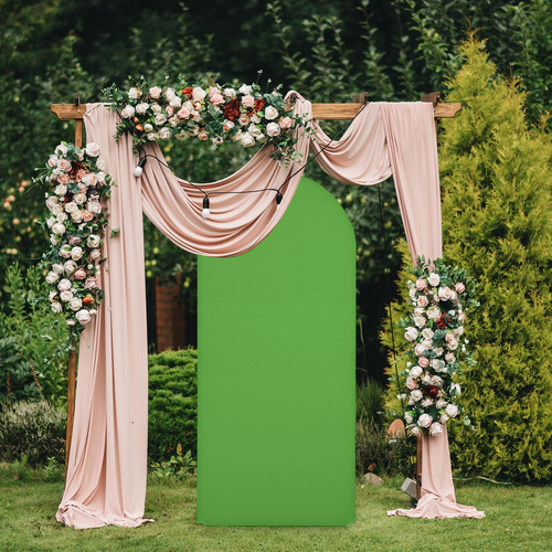 Arco Do Arco De Casamento Tampa Do Arco Da 6,6 Pés Verde
