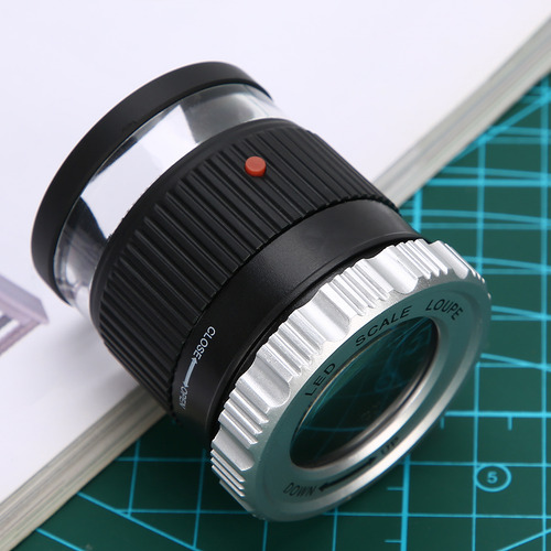 Lupa Óptica, Escala Cilíndrica, Zoom De 30x, Lupa Para Joyas