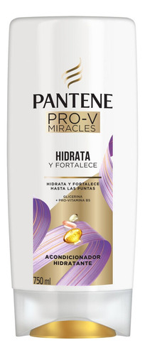 Acondicionador Pantene Hidrata Y Fortalece 750 Ml