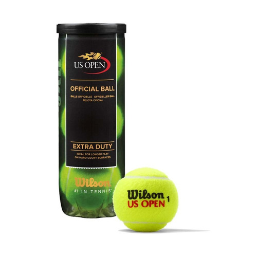 Pack De 3 Pelotas De Tenis Us Open Extra Duty Wilson