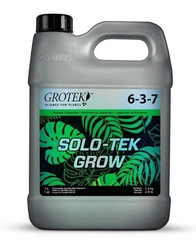 Solo-tek Grow 500 Ml. Base De Crecimiento / Grotek