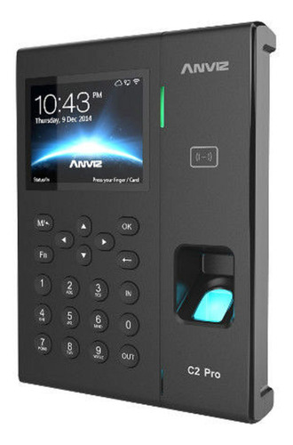 Control Asistencia Anviz C2 Pro Huella Rfid Poe Wifi 125khz