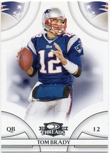 2008 Donruss Threads Tom Brady New England Patriots