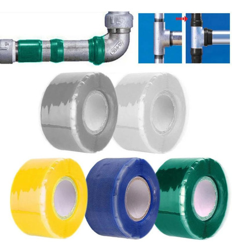Cinta Adhesiva Silicona Auto Fusionable Vulcanizable 25mm 3m