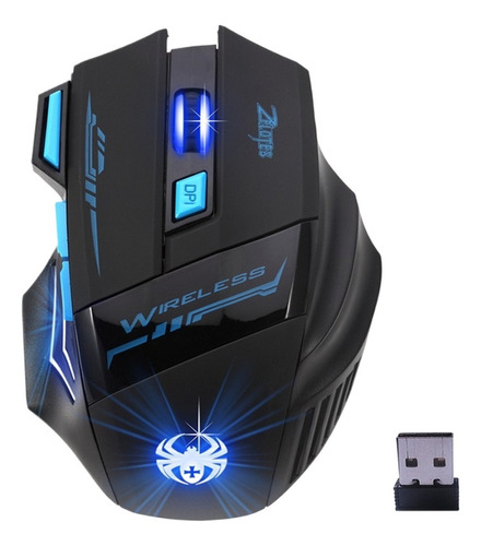 Fwefww Mouse Óptico Led Para Ordenador Zelotes F14,